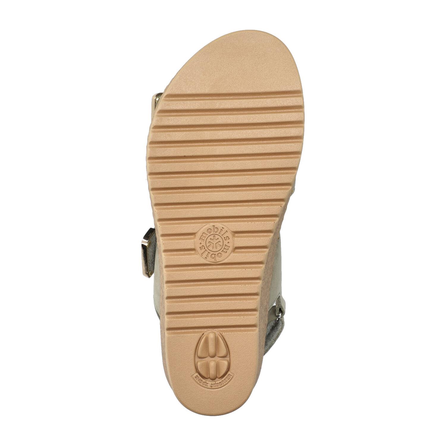 sandales femme modèle Nawel kaki clair - Mephisto